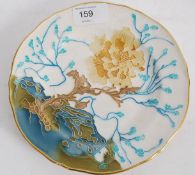 A 19th century Mintons flora plate un th