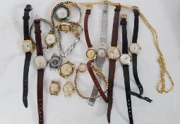 A quantity of mechanical ladies watches