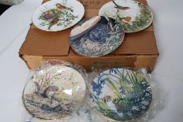 2 boxes of Royal Worcester collectors pl