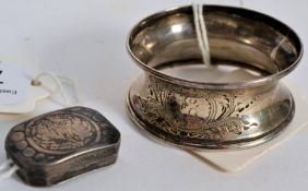 Silver vinaigrette hallmarked Birmingham