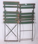 A pair of 1930's Art Deco metal and pain