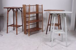A collection of bamboo furniture, circa