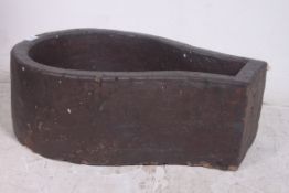 An early 20th century stoneware pear sha