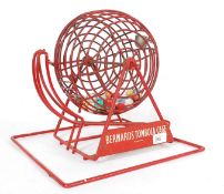 A vintage Bernard Tombola bingo cage and