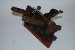 An antique wooden duperb dcrew stemmed w
