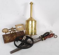 A mixed lot to include a Victorian Spit