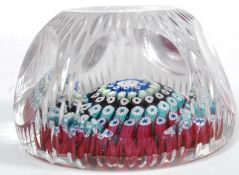 A 20th century millefiori glass paperwei