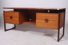 A vintage retro mid 20th century teak wo
