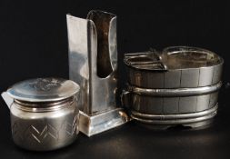 A white metal - marked ' Sterling Silver