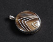 A ladies Large oval silver  hallmarked a