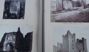 A part Victorian photograph album contai