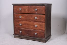 A 20th century Shabby Chic painted chest