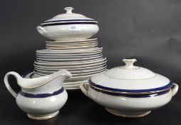 A 19th century blue and white Staffordsh