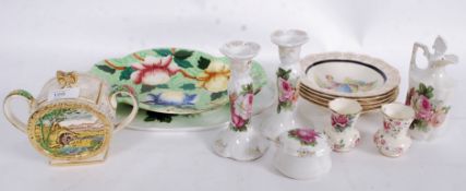 A mixed lot of china; including dressing