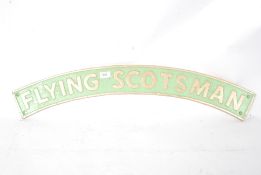 A reproduction cast iron Flying Scotsman