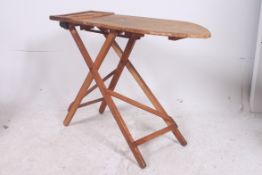 A retro early 20th century wooden Indust