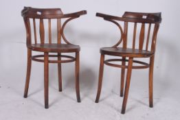 A pair of 20th century vintage bentwood