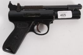 A vintage Webley Premier MKII Air pistol