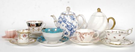 2 20th century Coalport teapots together