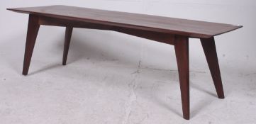 A retro 1950's rosewood / teak rectangul