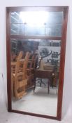 A large french rectangular wall mirror s
