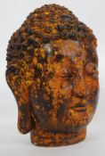 A large 20th century buddha head