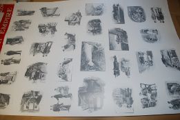 COOTE,. MICHAEL; A large printers folio
