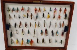 A collection of salmon and sea trout fis