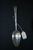 An Irish silver hallmarked tablespoon by