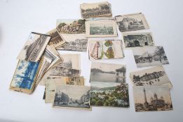 A basket of vintage early 20th century p