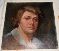 COOTE,. MICHAEL; Oil painting study of a