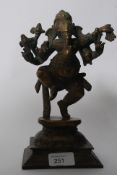 A 19TH/20TH CENTURY BRONZE FIGURE OF THE