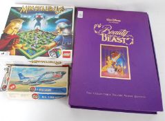 A collection of toys to include Airfix m