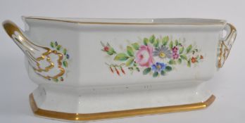 A 20th century china planter hand painte