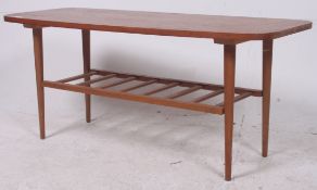 A vintage 1970's teak wood Danish inspir