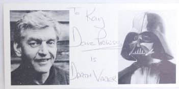 STAR WARS; Dave Prowse - Darth Vader - o