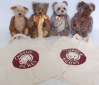 TEDDY BEARS; A collection of three Charl