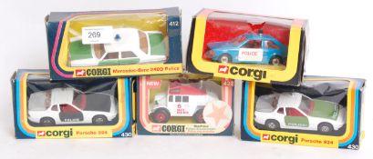 DIECAST: A collection of five vintage bo