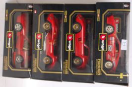 BURAGO; A collection of four Burago 1:18