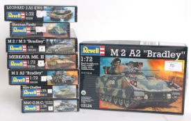 A collection of 8x Revell 1:72 & 1:76 sc