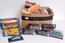 DIECAST; A collection of boxed diecast m