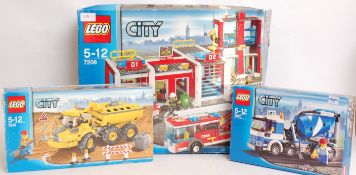 LEGO; A collection of three vintage Lego