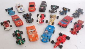 SCALEXTRIC; A collection of 18 assorted