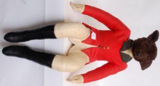 A 20th century stuffed teddy bear in the