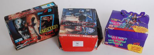 A collection of three Topps card sets (u