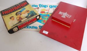 VINTAGE BOARD GAMES; A collection of thr