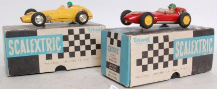 SCALEXTRIC; Two original vintage French