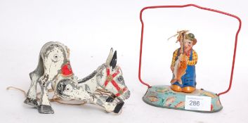 A vintage Muffin The Mule cast aluminium