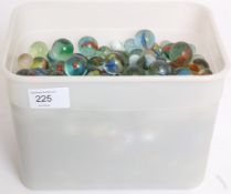 A large quantity of vintage marbles to i