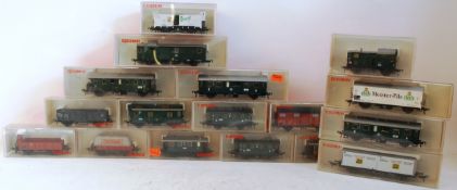 FLEISCHMANN: 17x Fleischmann HO Scale Ra